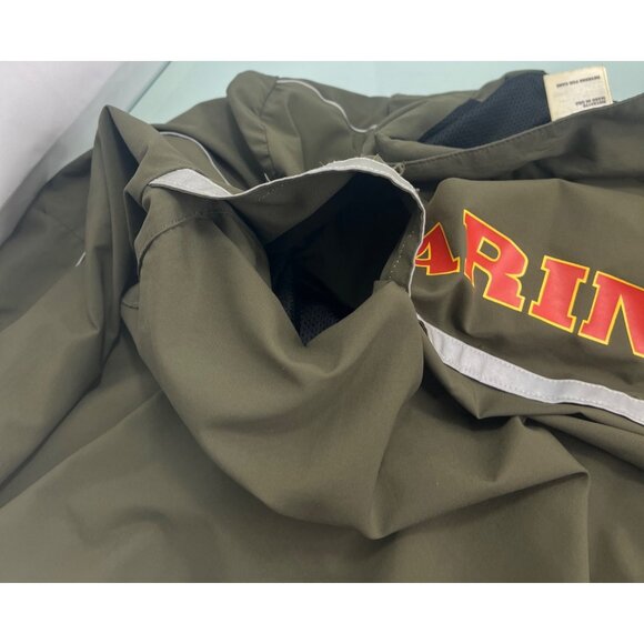 Marines New Balance Windbreaker Running  Jacket Mens M Full Zip Nylon USA Made - Picture 3 of 7